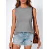 imageLILLUSORY Womens Tank Tops Sweater Vest Sleeveless Cute Shirts Dressy Casual Clothes Spring Summer Outfits Trendy 2025Grey