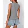 imageLILLUSORY Womens Tank Tops Sweater Vest Sleeveless Cute Shirts Dressy Casual Clothes Spring Summer Outfits Trendy 2025Grey