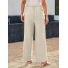 imageLILLUSORY Wide Leg Dress Pants Womens High Waisted Dressy TrousersBeige