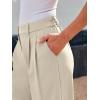 imageLILLUSORY Wide Leg Dress Pants Womens High Waisted Dressy TrousersBeige