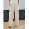 imageLILLUSORY Wide Leg Dress Pants Womens High Waisted Dressy TrousersBeige