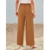 imageLILLUSORY Wide Leg Dress Pants Womens High Waisted Dressy TrousersBrown