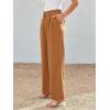 imageLILLUSORY Wide Leg Dress Pants Womens High Waisted Dressy TrousersBrown