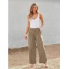 imageLILLUSORY Wide Leg Dress Pants Womens High Waisted Dressy TrousersCoffee