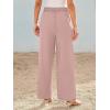imageLILLUSORY Wide Leg Dress Pants Womens High Waisted Dressy TrousersDusty Pink