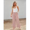 imageLILLUSORY Wide Leg Dress Pants Womens High Waisted Dressy TrousersDusty Pink