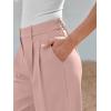 imageLILLUSORY Wide Leg Dress Pants Womens High Waisted Dressy TrousersDusty Pink