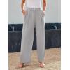 imageLILLUSORY Wide Leg Dress Pants Womens High Waisted Dressy TrousersGrey