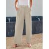 imageLILLUSORY Wide Leg Dress Pants Womens High Waisted Dressy TrousersLight Khaki