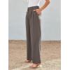 imageLILLUSORY Wide Leg Dress Pants Womens High Waisted Dressy TrousersMocha Brown