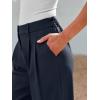 imageLILLUSORY Wide Leg Dress Pants Womens High Waisted Dressy TrousersNavy Blue