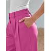 imageLILLUSORY Wide Leg Dress Pants Womens High Waisted Dressy TrousersPink