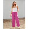 imageLILLUSORY Wide Leg Dress Pants Womens High Waisted Dressy TrousersPink