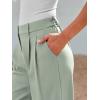 imageLILLUSORY Wide Leg Dress Pants Womens High Waisted Dressy TrousersSage Green