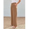 imageLILLUSORY Wide Leg Dress Pants Womens High Waisted Dressy TrousersToffee