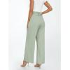 imageLILLUSORY Wide Leg Dress Pants Womens Paperbag High Waisted Business Casual Trousers with Removable BeltSage Green