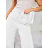 imageLILLUSORY Womens Wide Leg Sweatpants 2024 Fall Casual High Wasited PantsWhite