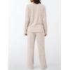 imageLILLUSORY Womens 2 Piece Lounge Sets Fall Outfits Henley Neck Sweater 2025 Matching Sweat Suits Comfy Pajamas Clothes Pockets