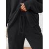 imageLILLUSORY 2 Piece Lounge Sets Matching Fall Outfits Pajamas Casual Travel 2025 Sweatsuits Wide Leg Clothes Fashion TracksuitsBlack