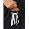 imageLILLUSORY 2 Piece Lounge Sets for Women Fall Lightweight Cute Soft Pajamas Two Piece Comfy Loungewear Travel Matching SetBlack