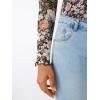 imageLILLUSORY Boat Neck DoubleLayer Lace Long Sleeve Sheer Floral Mesh Going Out Tops Fall Fashion Outfits 2025Floral Fierce