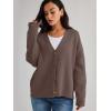imageLILLUSORY Cardigan Sweaters for Women 2025 Early Fall Fashion Oversized Lightweight Sweater V Neck Knit Work Casual Outfits Clothes Button Tops Shirts BlousesNutmeg