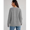 imageLILLUSORY Cardigan Sweaters for Women 2025 Early Fall Fashion Oversized Lightweight Sweater V Neck Knit Work Casual Outfits Clothes Button Tops Shirts BlousesLight Grey
