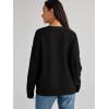 imageLILLUSORY Cardigan Sweaters for Women 2025 Early Fall Fashion Oversized Lightweight Sweater V Neck Knit Work Casual Outfits Clothes Button Tops Shirts BlousesBlack