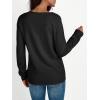 imageLILLUSORY Cardigan Sweaters for Women 2025 Trendy Summer Lightweight Cardigans Spring Sweater Button Down Shirts OutfitsBlack