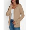 imageLILLUSORY Cardigan Sweaters for Women 2025 Trendy Summer Lightweight Cardigans Spring Sweater Button Down Shirts OutfitsKhaki