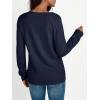 imageLILLUSORY Cardigan Sweaters for Women 2025 Trendy Summer Lightweight Cardigans Spring Sweater Button Down Shirts OutfitsNavy
