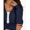 imageLILLUSORY Cardigan Sweaters for Women 2025 Trendy Summer Lightweight Cardigans Spring Sweater Button Down Shirts OutfitsNavy