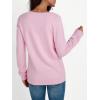 imageLILLUSORY Cardigan Sweaters for Women 2025 Trendy Summer Lightweight Cardigans Spring Sweater Button Down Shirts OutfitsPink