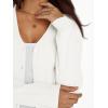 imageLILLUSORY Cardigan Sweaters for Women 2025 Trendy Summer Lightweight Cardigans Spring Sweater Button Down Shirts OutfitsWhite