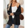 imageLILLUSORY Cardigan Sweaters for Women Lightweight Open Front Cardigans Casual Loose 2025 Fall Sweater with PocketsBlack