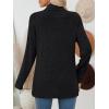imageLILLUSORY Cardigan Sweaters for Women Lightweight Open Front Cardigans Casual Loose 2025 Fall Sweater with PocketsBlack