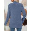 imageLILLUSORY Cardigan Sweaters for Women Lightweight Open Front Cardigans Casual Loose 2025 Fall Sweater with PocketsBlue