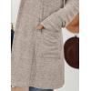 imageLILLUSORY Cardigan Sweaters for Women Lightweight Open Front Cardigans Casual Loose 2025 Fall Sweater with PocketsCoffeegrey