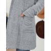 imageLILLUSORY Cardigan Sweaters for Women Lightweight Open Front Cardigans Casual Loose 2025 Fall Sweater with PocketsGrey