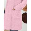 imageLILLUSORY Cardigan Sweaters for Women Lightweight Open Front Cardigans Casual Loose 2025 Fall Sweater with PocketsPink