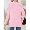 imageLILLUSORY Cardigan Sweaters for Women Lightweight Open Front Cardigans Casual Loose 2025 Fall Sweater with PocketsPink