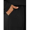 imageLILLUSORY Lounge Sets for Women Sweatsuits 2 Piece Outfit Two Piece Set Fall Matching Clothing Long Sleeve Tops Jogger PantsBlack