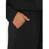 imageLILLUSORY Lounge Sets for Women Two Piece Sweat Short Set Pajama Matching Outfits with Pocket 2025 Fall Fashion ClothesBlack