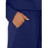 imageLILLUSORY Lounge Sets for Women Two Piece Sweat Short Set Pajama Matching Outfits with Pocket 2025 Fall Fashion ClothesNavy