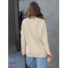 imageLILLUSORY Women Oversized Cardigan Sweater 2025 Fall Outfits Cloth Fashion V Neck Knit Button Front Casual Trendy TopsApricot