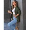 imageLILLUSORY Women Oversized Cardigan Sweater 2025 Fall Outfits Cloth Fashion V Neck Knit Button Front Casual Trendy TopsArmy Green