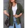 imageLILLUSORY Women Oversized Cardigan Sweater 2025 Fall Outfits Cloth Fashion V Neck Knit Button Front Casual Trendy TopsArmy Green