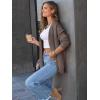 imageLILLUSORY Women Oversized Cardigan Sweater 2025 Fall Outfits Cloth Fashion V Neck Knit Button Front Casual Trendy TopsNutmeg