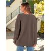 imageLILLUSORY Women Oversized Cardigan Sweater 2025 Fall Outfits Cloth Fashion V Neck Knit Button Front Casual Trendy TopsNutmeg