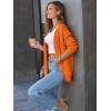 imageLILLUSORY Women Oversized Cardigan Sweater 2025 Fall Outfits Cloth Fashion V Neck Knit Button Front Casual Trendy TopsOrange